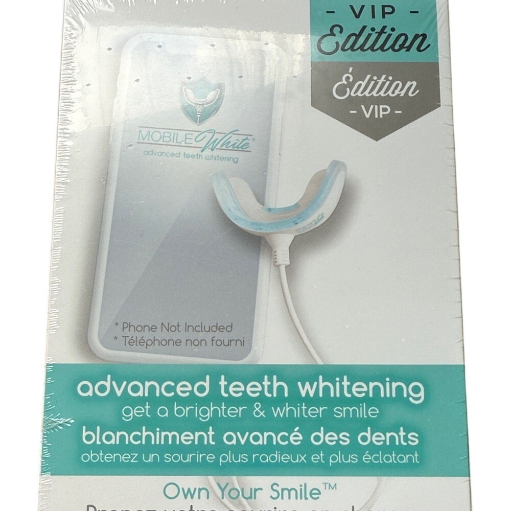 Mobile White Advanced Teeth Whitening VIP‎ Edition Dr Bill Dorfman LED Kit New
